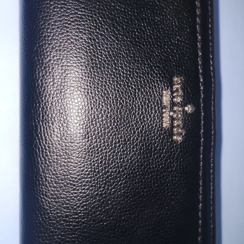 EUC Kate Spade NY Patterson Drive Braylon Wallet Clutch -Pebbled Black Leather - Picture 2 of 12